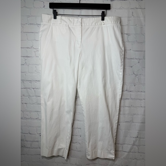 Talbots Pants - Talbots Signature size 16 white ankle pants